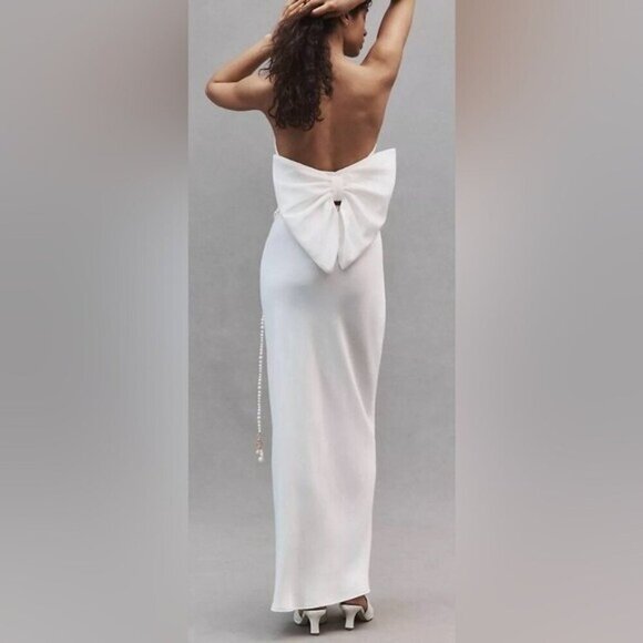 NWOT HUTCH  Delphine Strapless Bow-Back Top - Picture 2 of 10